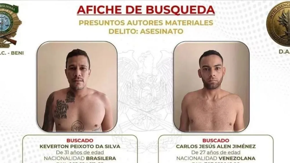 Um brasileiro e um venezuelano foram identificados como os supostos autores do assassinato de um homem em Trinidad