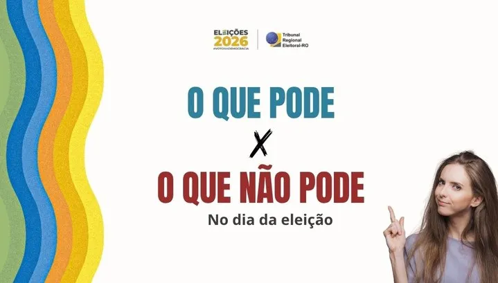 Confira o que é permitido e o que é proibido no dia da eleição.
